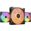 Ventilateur pour boîtier Be Quiet Light Wings LX 140mm PWM High Speed Black, 3 pcs - BL130