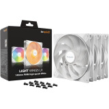 Ventilateur pour boîtier Be Quiet Light Wings LX 140mm High Speed White, 3 pcs (BL131)