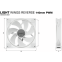 Ventilateur pour boîtier Be Quiet Light Wings 140mm PWM Reverse White - BL135 - photo 5