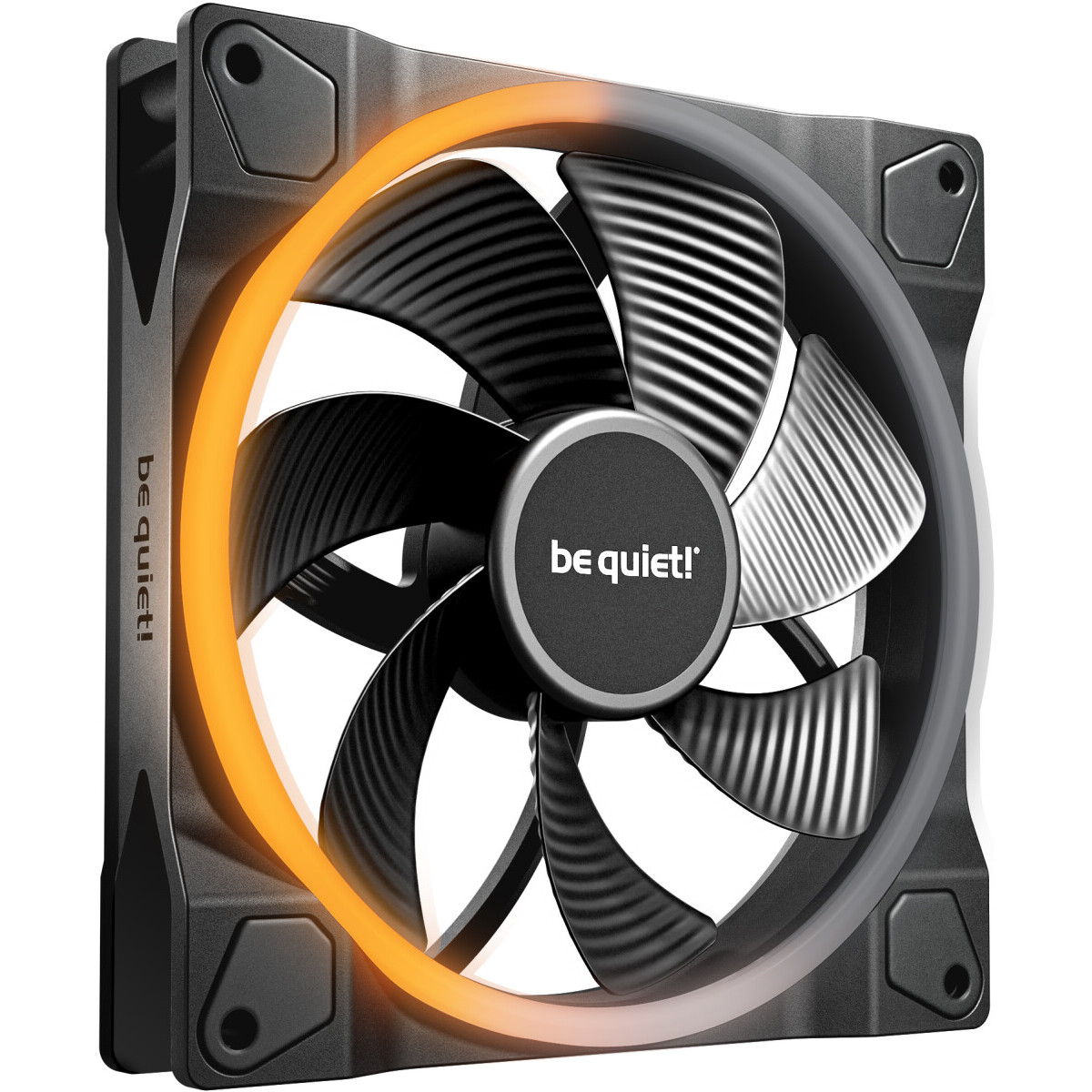 Ventilateur pour boîtier Be Quiet Light Wings 140mm PWM Reverse Black - BL134