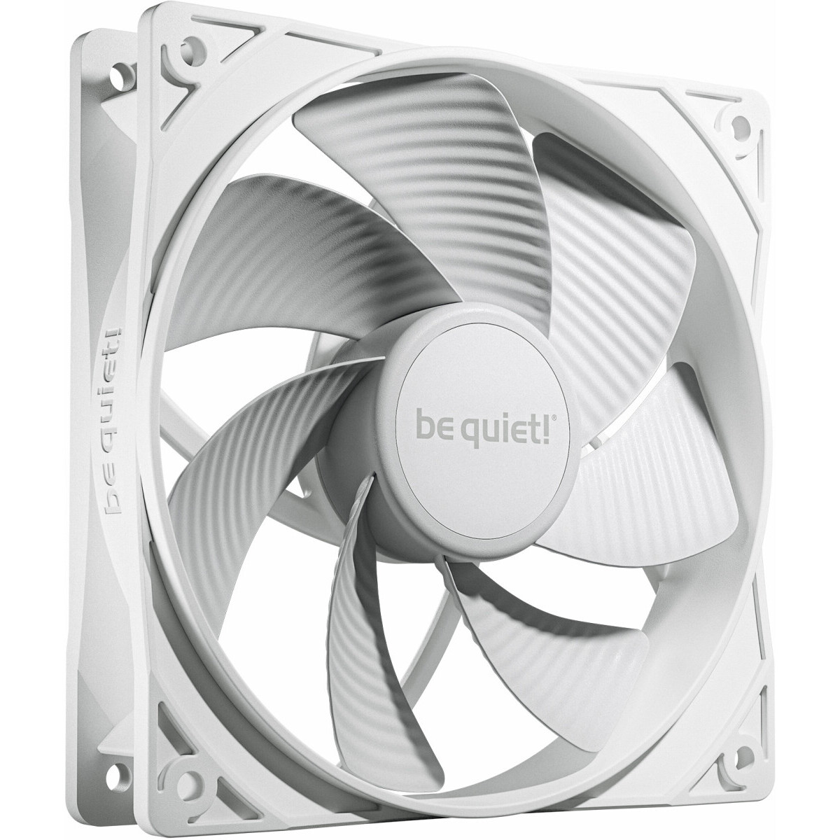 Ventilateur pour boîtier Be Quiet Pure Wings 3 120mm PWM Reverse White, 3 pcs - BL136