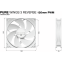 Ventilateur pour boîtier Be Quiet Pure Wings 3 120mm PWM Reverse White, 3 pcs - BL136 - photo 4