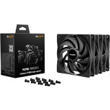 Ventilateur pour boîtier Be Quiet Pure Wings 3 120mm PWM High Speed Black, 3 pcs (BL140)
