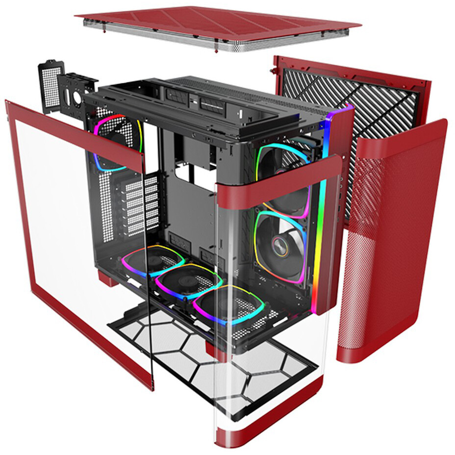 Boîtier MONTECH KING 95 PRO Red - photo 9