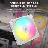 Ventilateur pour boîtier Corsair RS120 ARGB White (CO-9050184-WW)
