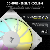 Ventilateur pour boîtier Corsair RS120 ARGB White (CO-9050184-WW)