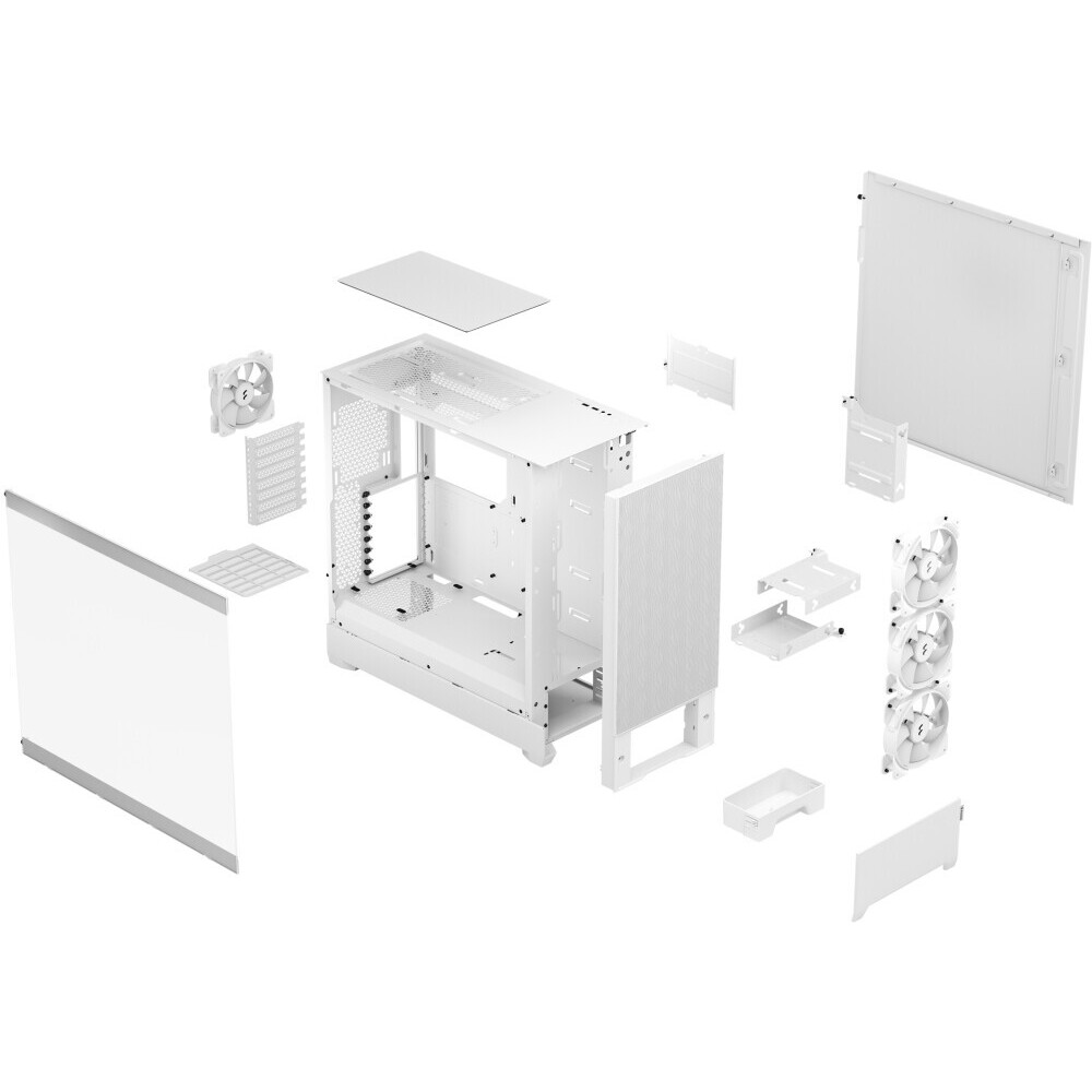 Corps Fractal Design Pop XL Air RGB White TG Clear Tint - FD-C-POR1X-01 - photo 12