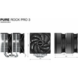 Climatisseur Be Quiet Pure Rock Pro 3 Black/Silver (BK041)