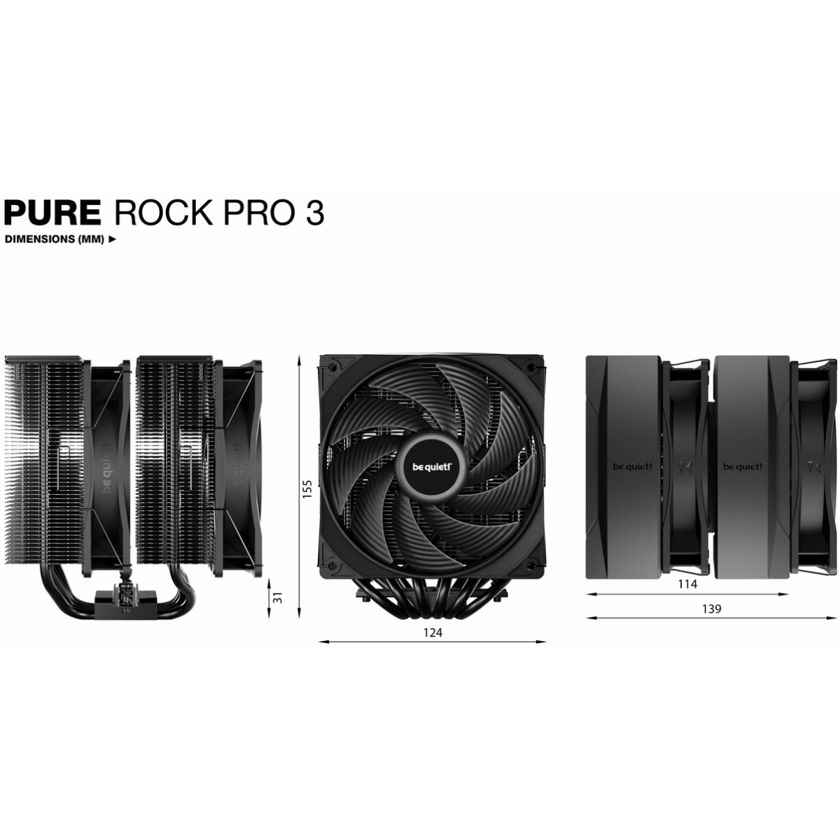 Refroidisseur Be Quiet Pure Rock Pro 3 - BK042 - photo 7