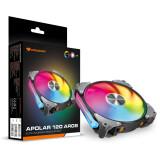Ventilateur pour boîtier Cougar APOLAR 120 ARGB Black (CF-APR12HB-RGB)