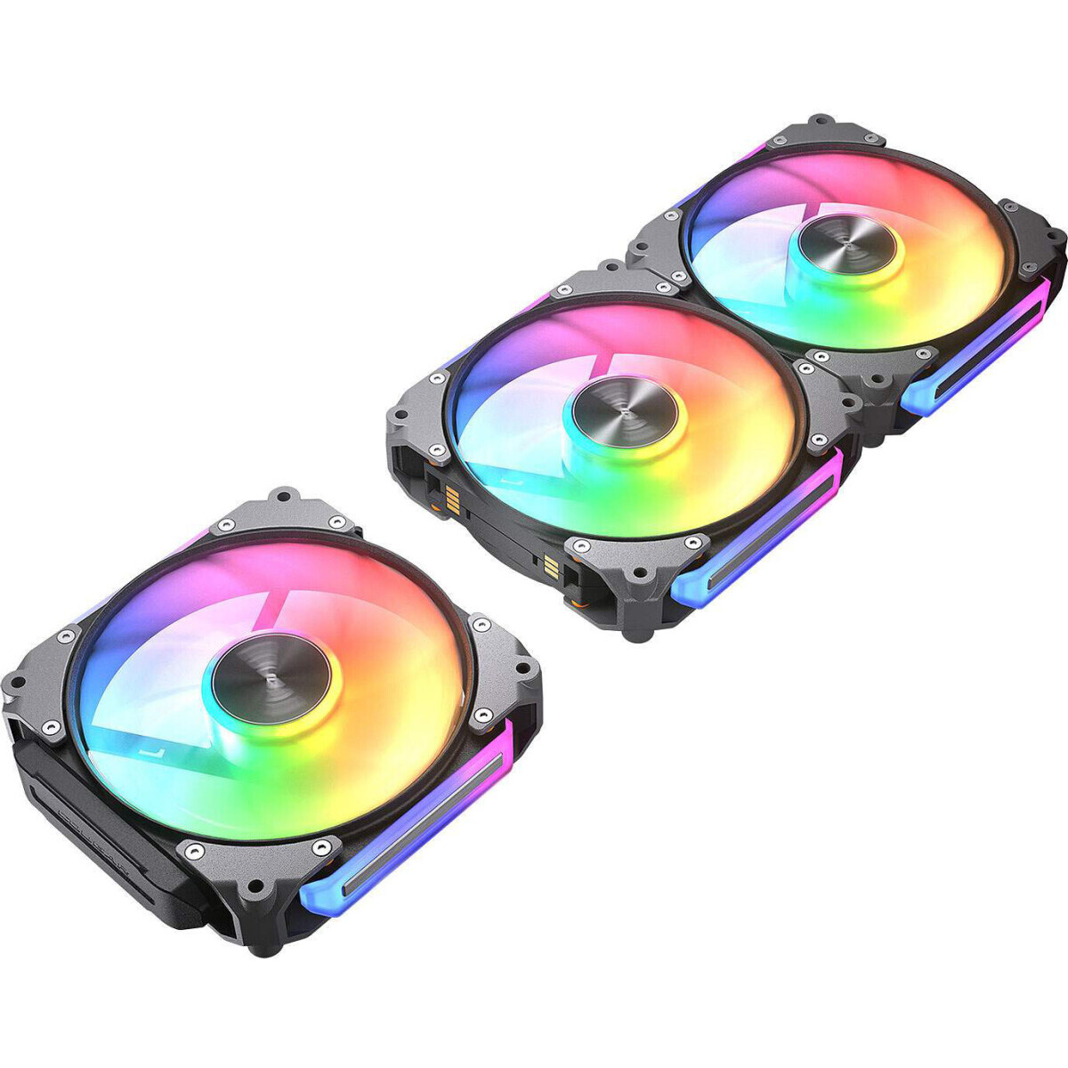 Ventilateur pour boîtier Cougar APOLAR 120 ARGB Black (3 Fan Pack) - CF-APR12HB3-RGB - photo 2