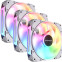 Ventilateur pour boîtier Cougar APOLAR 120 ARGB White (3 Fan Pack) - CF-APR12HW3-RGB
