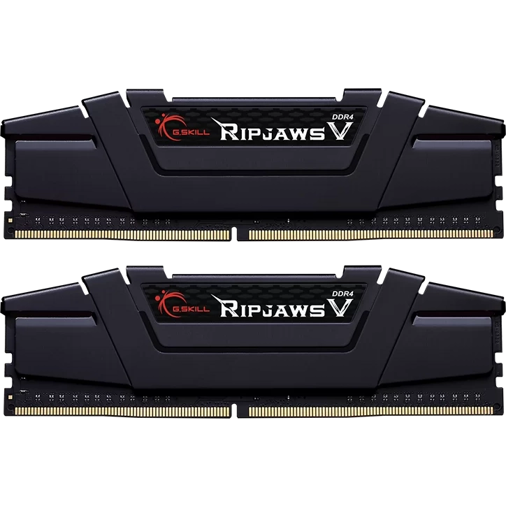 mémoire vive 16GB DDR4 3200MHz G.Skill Ripjaws V (F4-3200C16D-16GVKB) (2x8GB KIT)