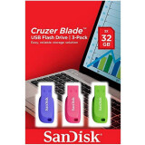 clé USB 32GB SanDisk Cruzer Blade (SDCZ50C-032G-B46T) (3 Pcs)