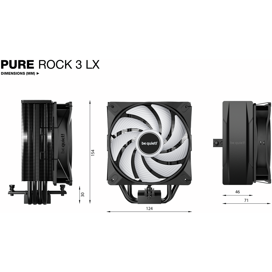 Refroidisseur Be Quiet Pure Rock 3 LX - BK040 - photo 7