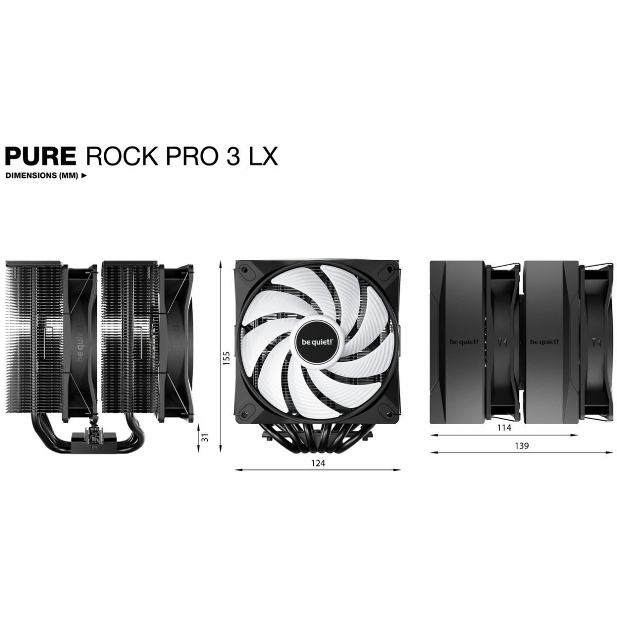 Climatisseur Be Quiet Pure Rock Pro 3 LX - BK043 - photo 7