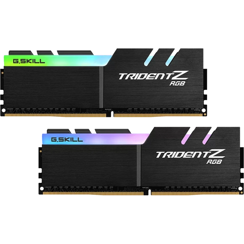 Mémoire vive 32GB DDR4 3200MHz G.Skill Trident Z RGB (F4-3200C16D-32GTZR) (2x16GB KIT)