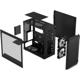 Boîtier Fractal Design Focus 2 Black TG Clear Tint (FD-C-FOC2A-01)