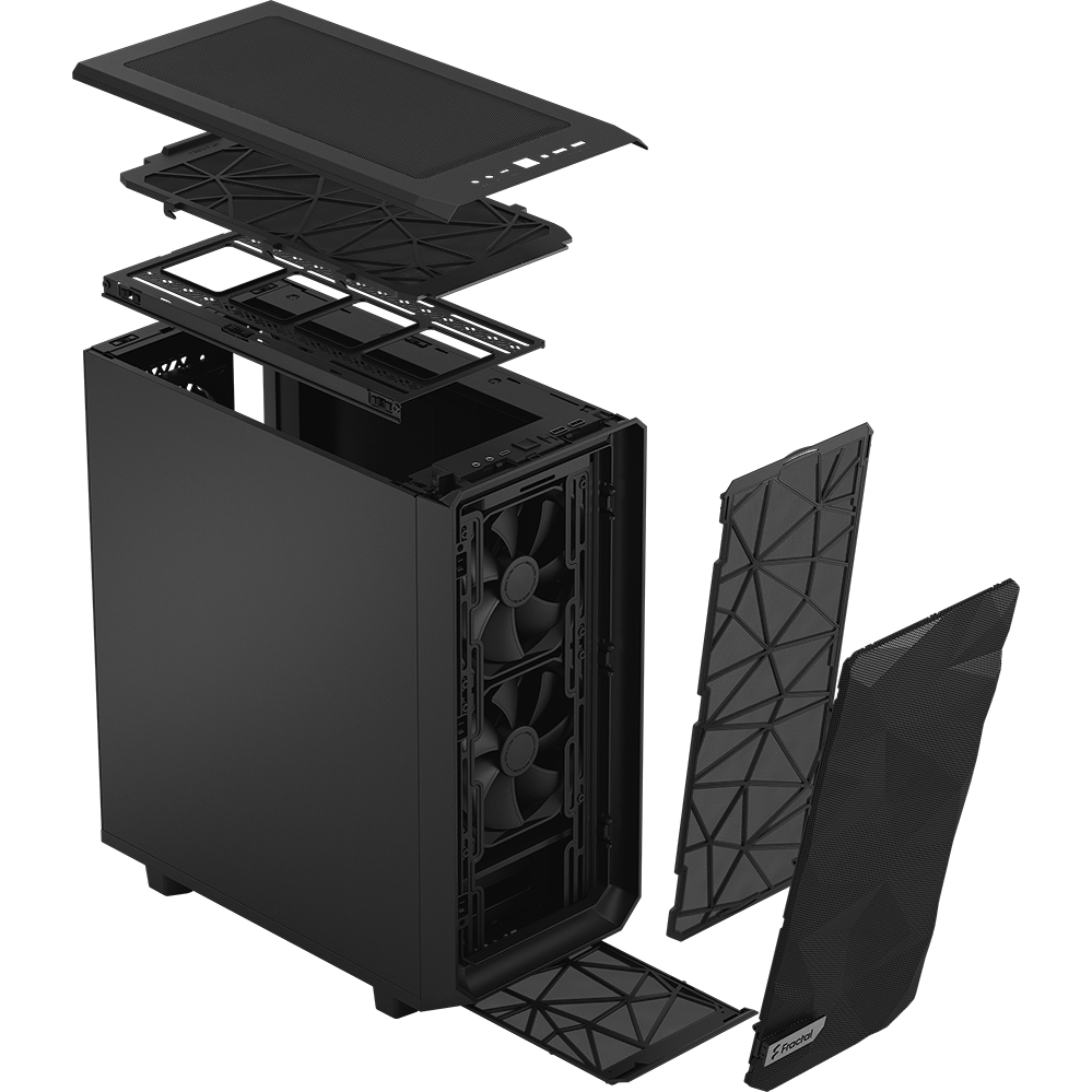 Corps Fractal Design Meshify 2 Compact Solid Black - FD-C-MES2C-01 - photo 13