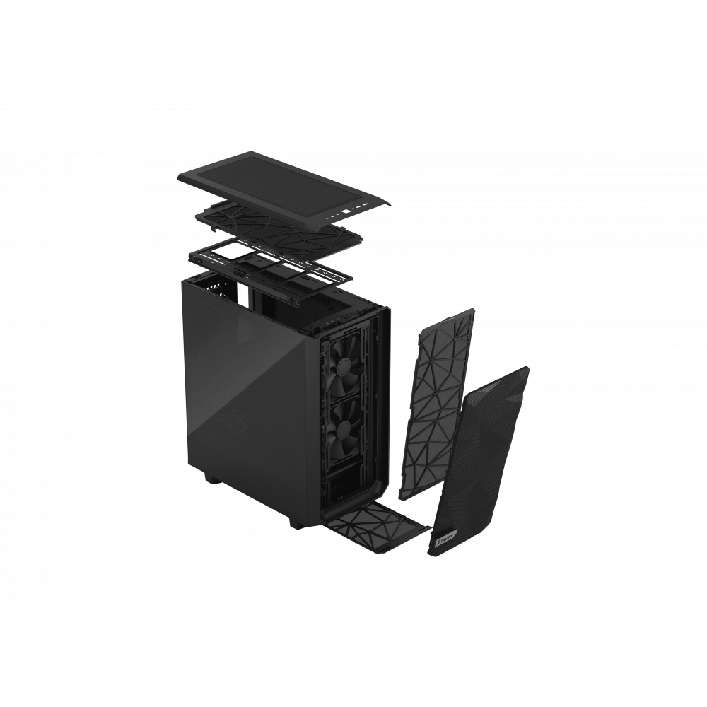 Corps Fractal Design Meshify 2 Compact TG Dark Tint Black - FD-C-MES2C-02 - photo 14