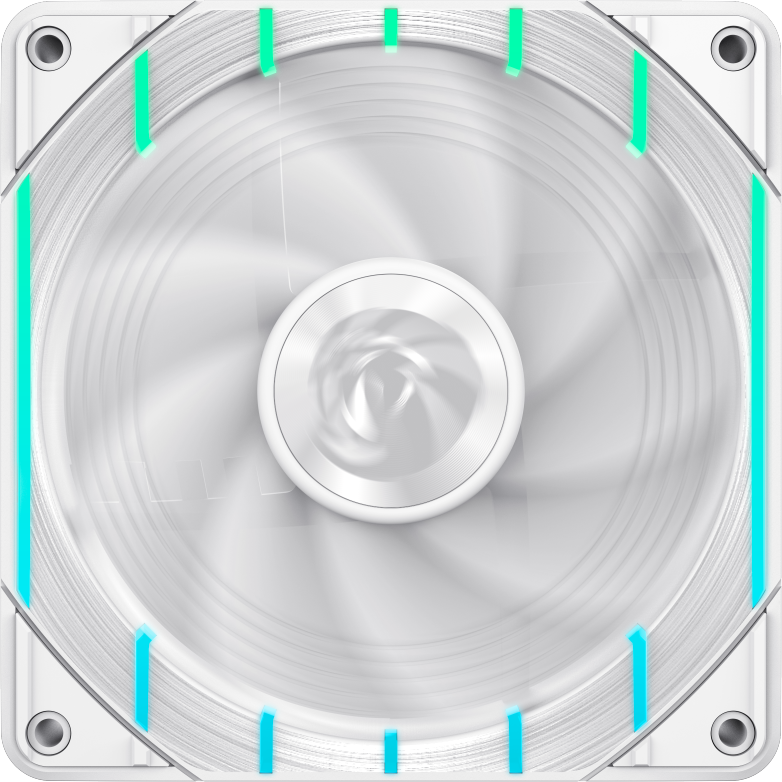 Ventilateur pour boîtier GameMax Tornado T12 ARGB-W - 9501-0101R0076