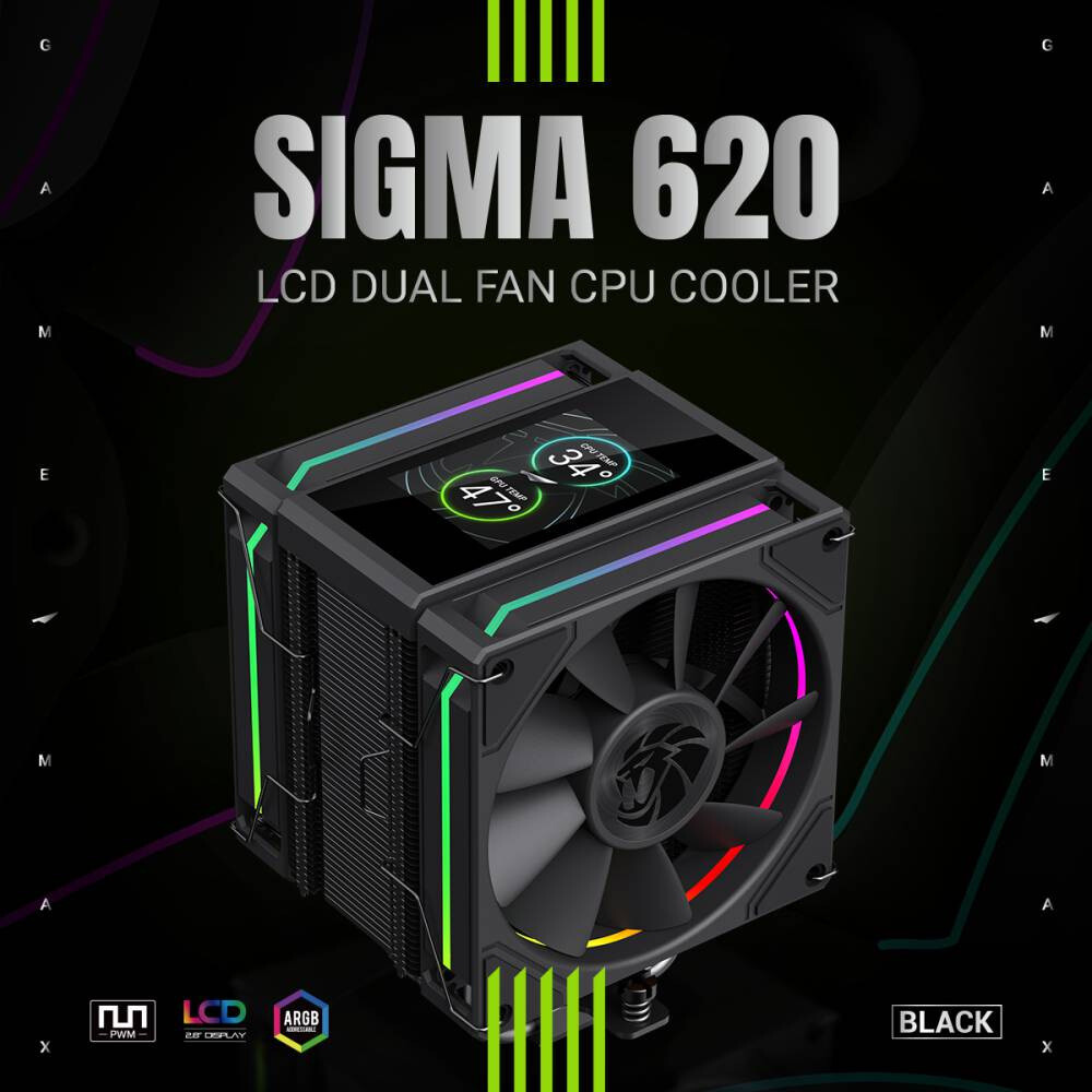 Climatiser GameMax Sigma SIGMA 620 Black - 9502-0100R0111 - photo 5