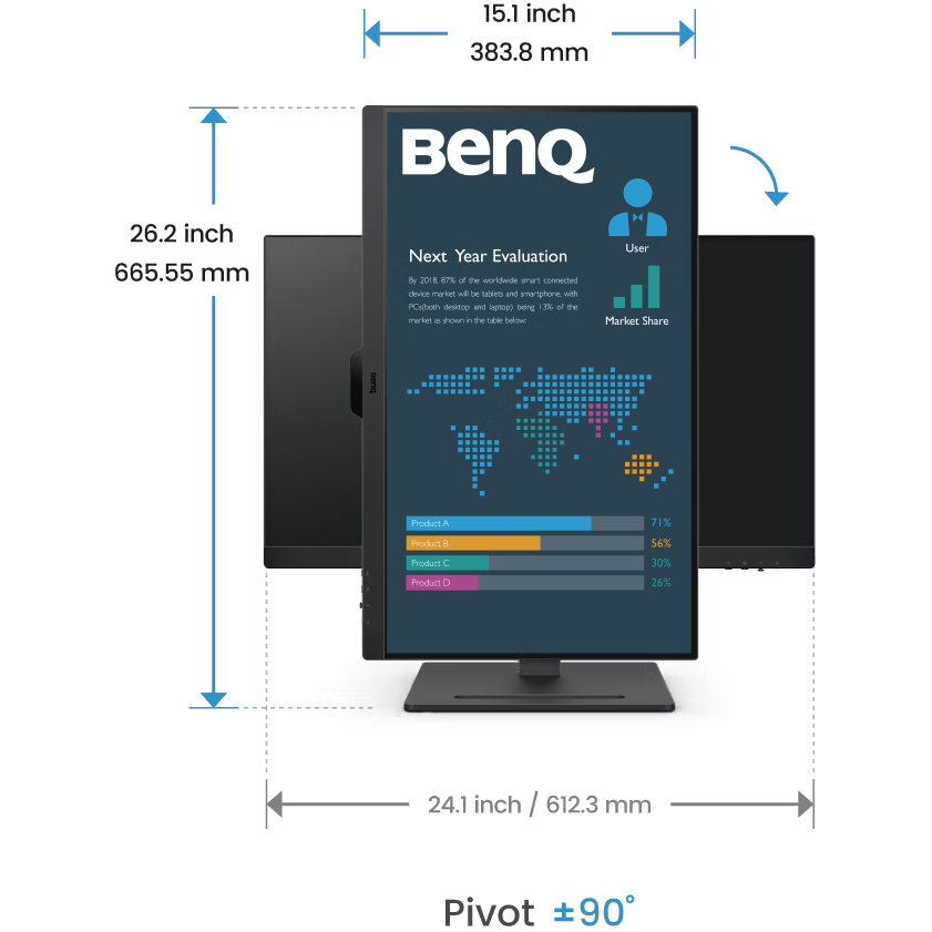 Moniteur BenQ 27" BL2790T - photo 7