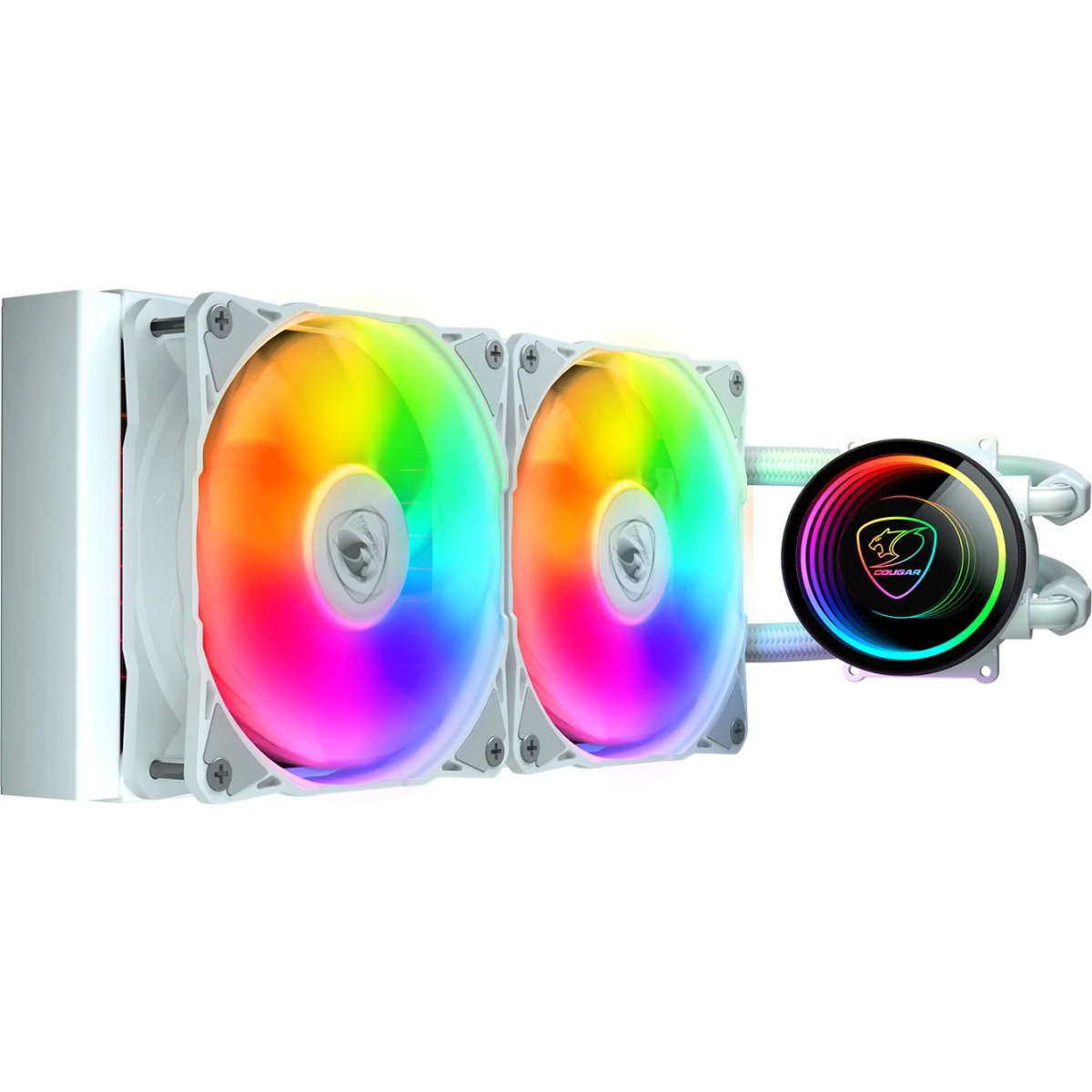 Système de refroidissement liquide Cougar Poseidon Elite ARGB 240 White - CGR-PSDELRGB-W-240