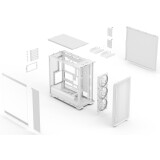 Corps Fractal Design Epoch XL White TG RGB Clear Tint (FD-C-EPO1X-05)