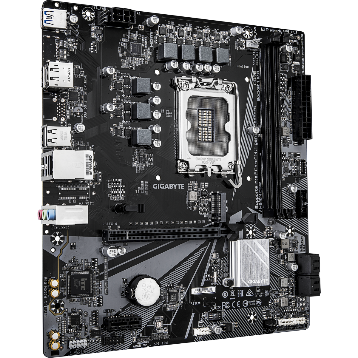 Carte mère Gigabyte H610M D3W - photo 2