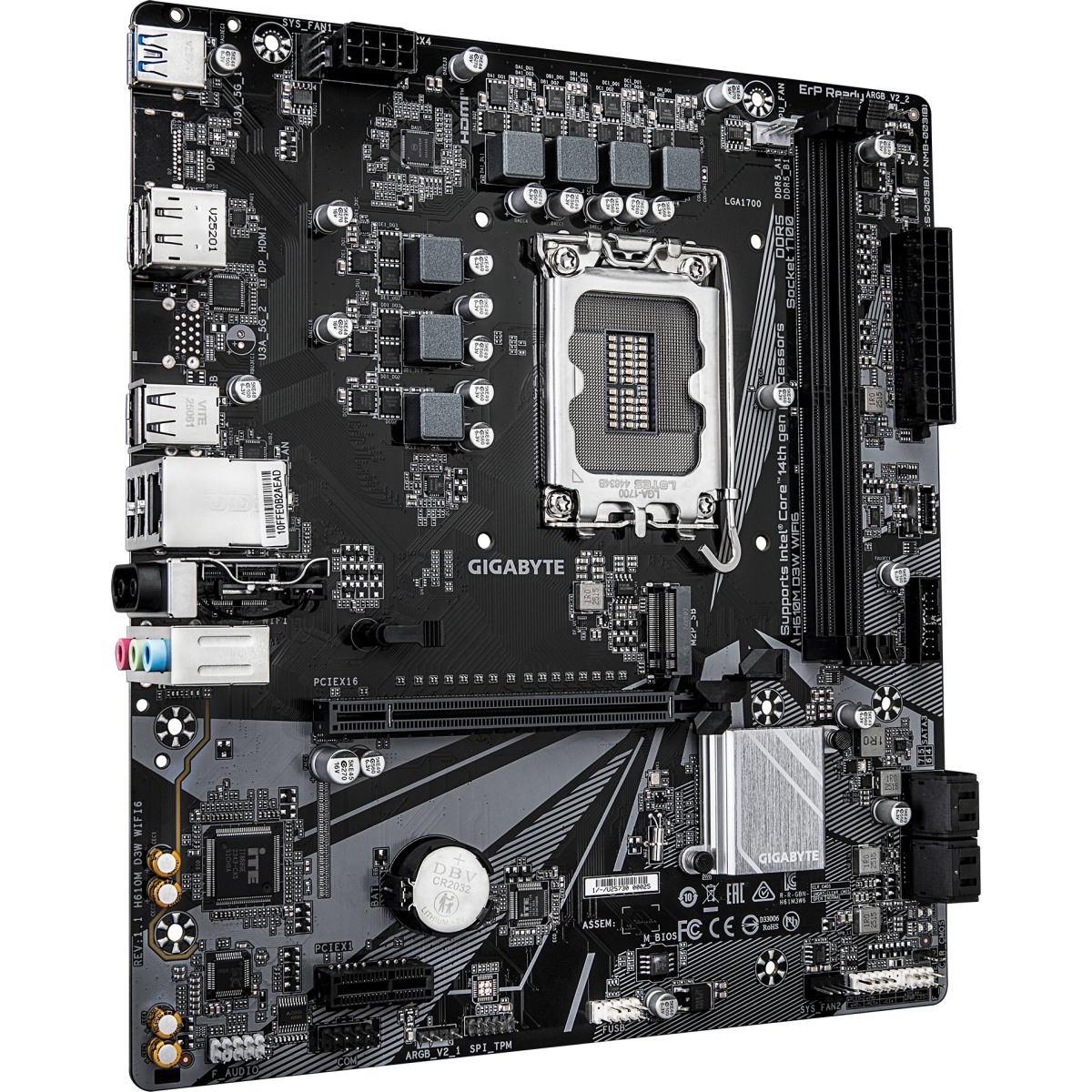Carte mère Gigabyte H610M D3W WIFI6 - photo 2