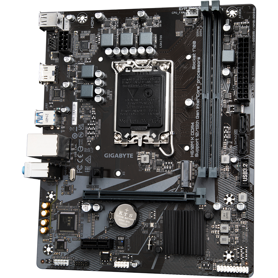 Carte mère Gigabyte H610M K DDR4 - photo 3