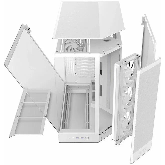 Boîtier NZXT H9 Flow RGB White - CM-H92FW-R1 - photo 8