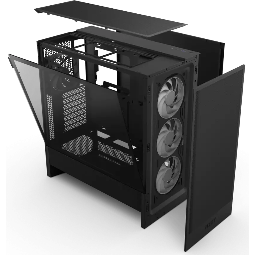 Boîtier NZXT H5 Flow RGB Black - CC-H52FB-R1 - photo 5