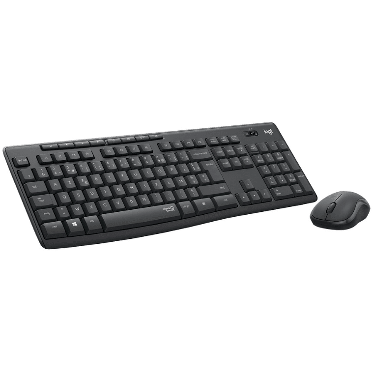 Clavier + souris Logitech MK295 Silent Wireless Combo Graphite (920-009807/920-009800/920-009813) - 920-009795
