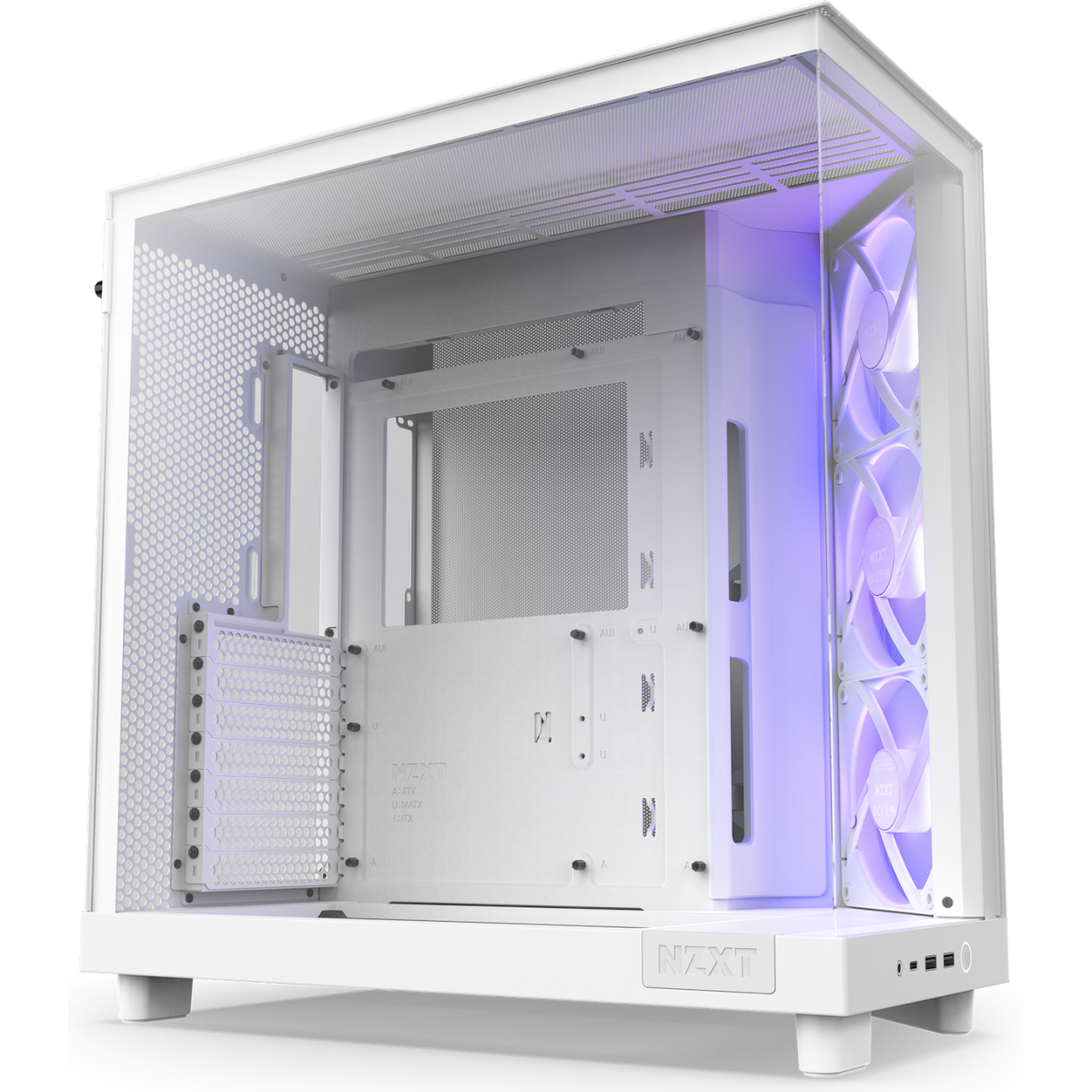 Boîtier NZXT H6 Flow RGB White - CC-H61FW-R1 - photo 2