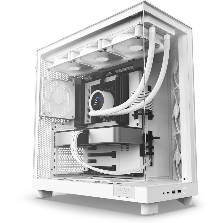 Boîtier NZXT H6 Flow White - CC-H61FW-01