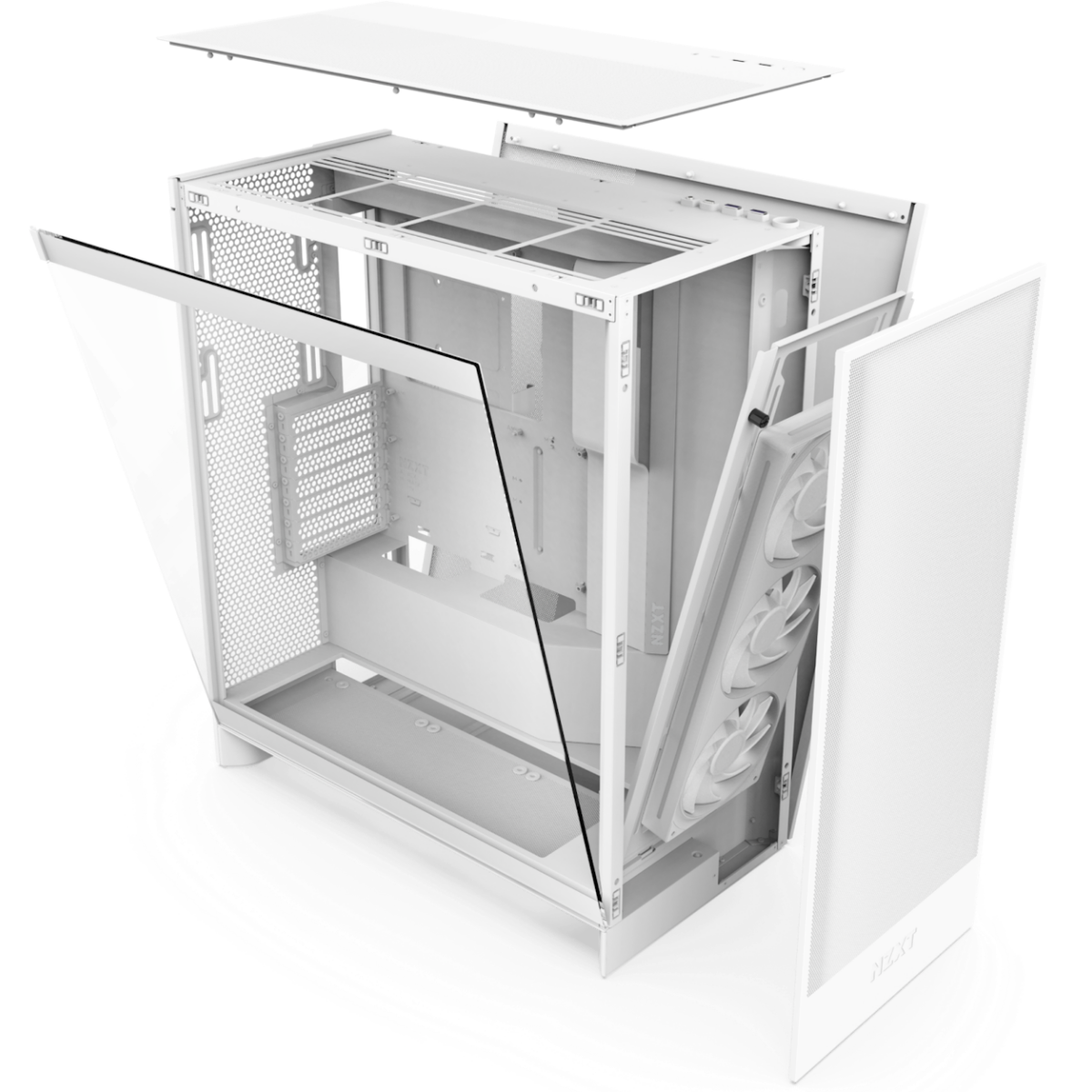 Boîtier NZXT H7 Flow RGB White - CM-H72FW-R1 - photo 7