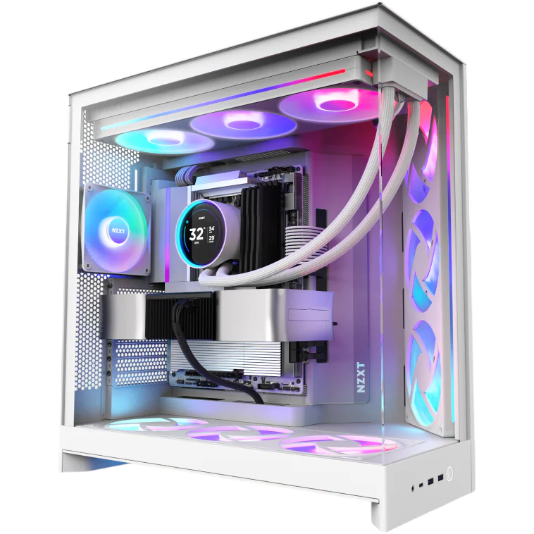 Boîtier NZXT H9 Flow RGB+ White - CM-H92FW-P1 - photo 10