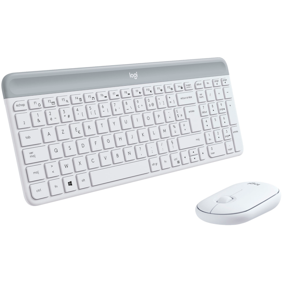 Clavier + souris Logitech MK470 Slim Wireless Combo Black (920-009204/9180) - 920-009191
