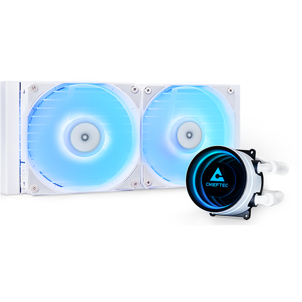 Système de refroidissement liquide Chieftec Iceberg 240 White - CLC-240-RGB-W