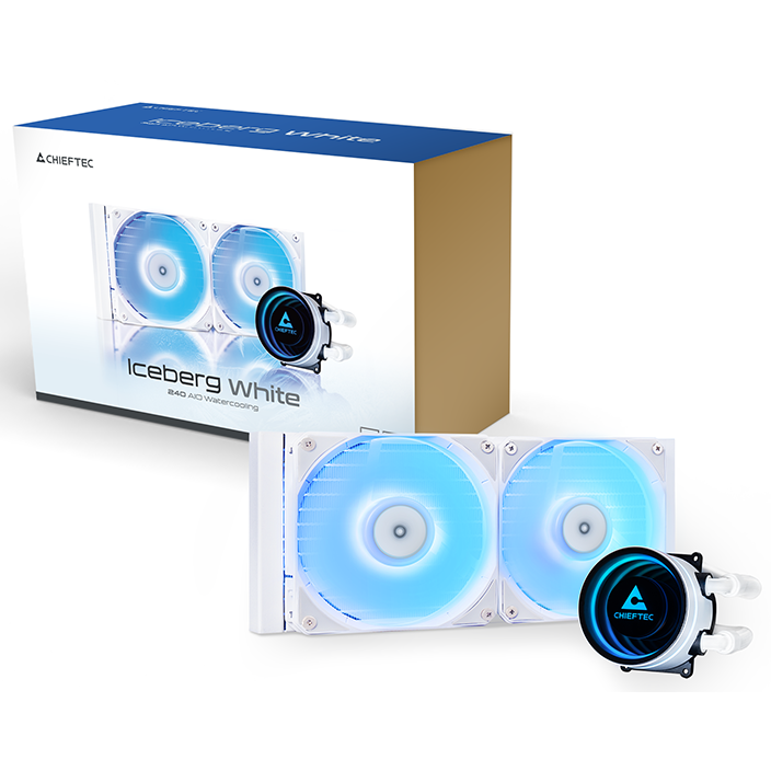 Système de refroidissement liquide Chieftec Iceberg 240 White - CLC-240-RGB-W - photo 6