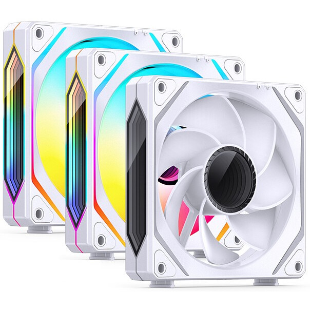 Ventilateur pour boîtier Jonsbo ZL-120WR White (3 in 1) - ZL-120WR(3 in 1)
