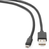 Kabelis USB 2.0 A (M) - microUSB B (M), 0.5m, Gembird CC-MUSBDS-0.5M