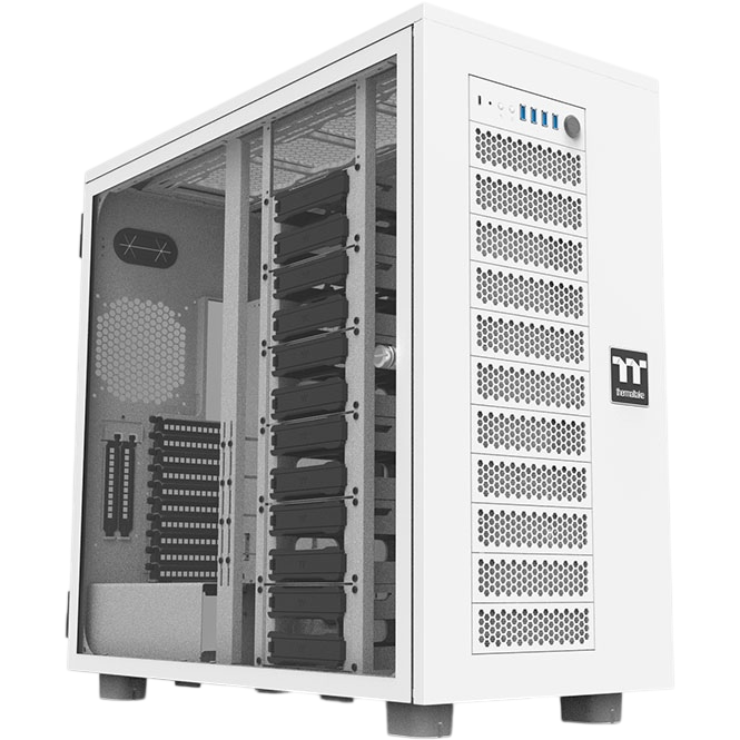 Boîtier Thermaltake AX700 TG Snow (CA-11B-00F6WN-00)