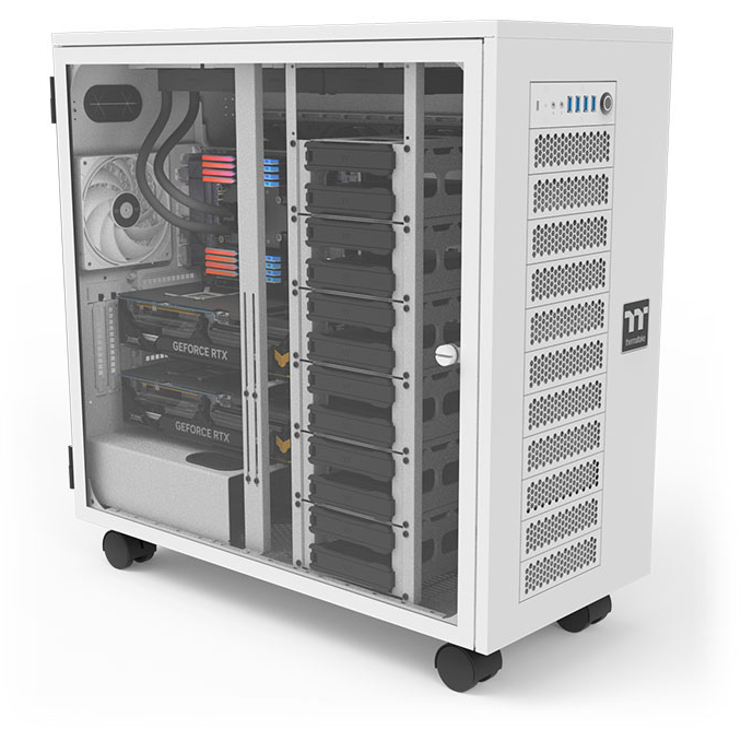 Boîtier Thermaltake AX700 TG Snow (CA-11B-00F6WN-00) - photo 2