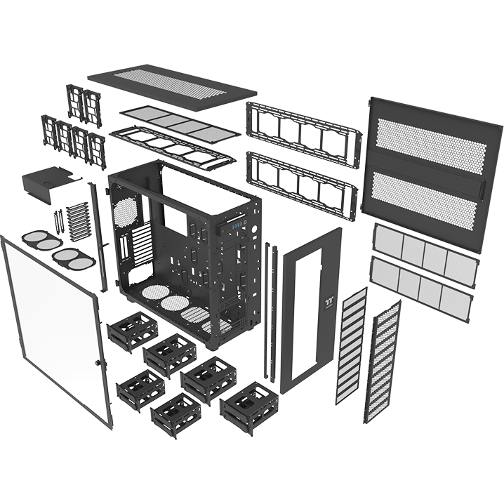Boîtier Thermaltake AX700 TG Black (CA-11B-00F1WN-00) - photo 8