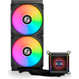Système de refroidissement liquide Lian Li Galahad II LCD 280 Black (GA2ALCD28B)