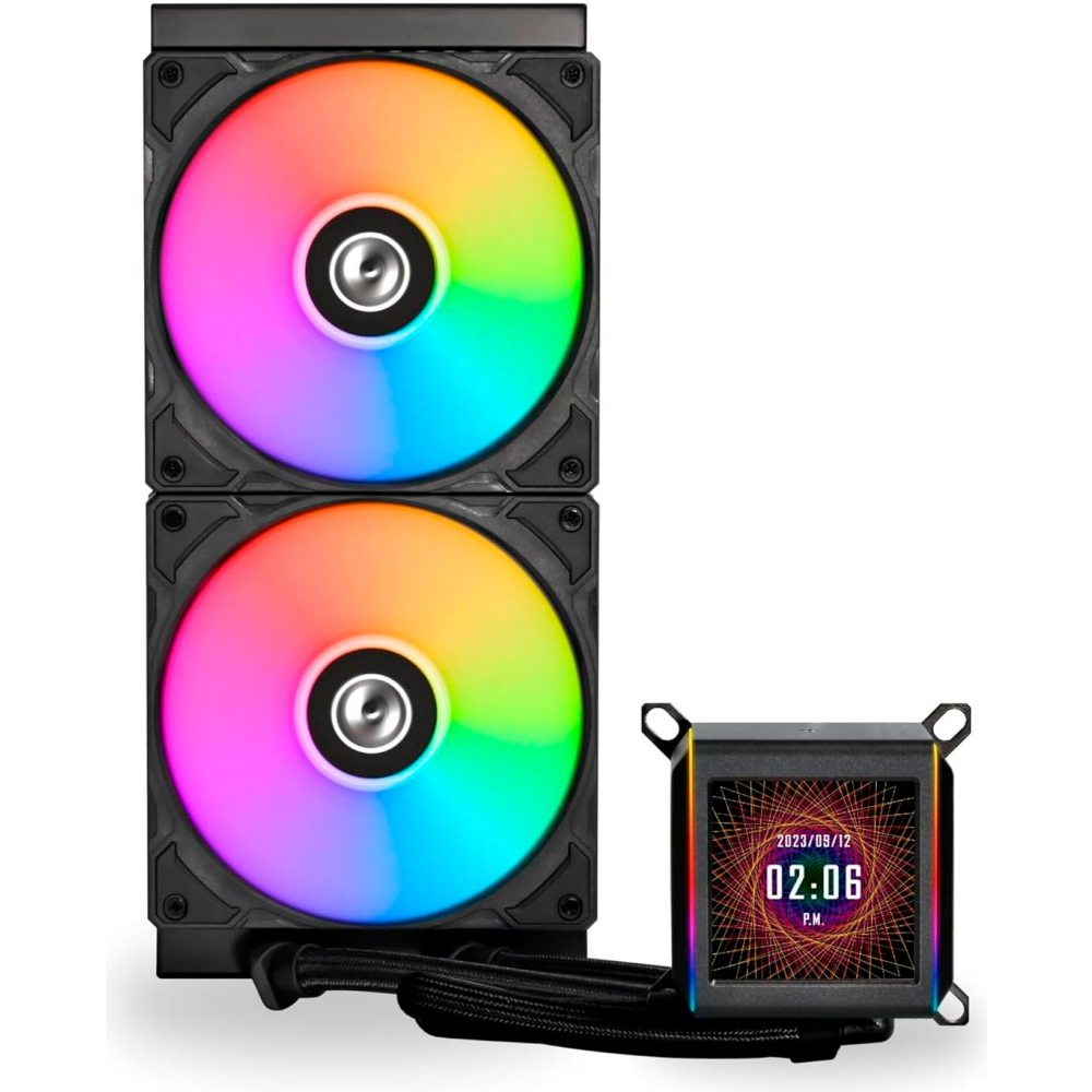Système de refroidissement liquide Lian Li Galahad II LCD 280 Black - GA2ALCD28B - photo 2