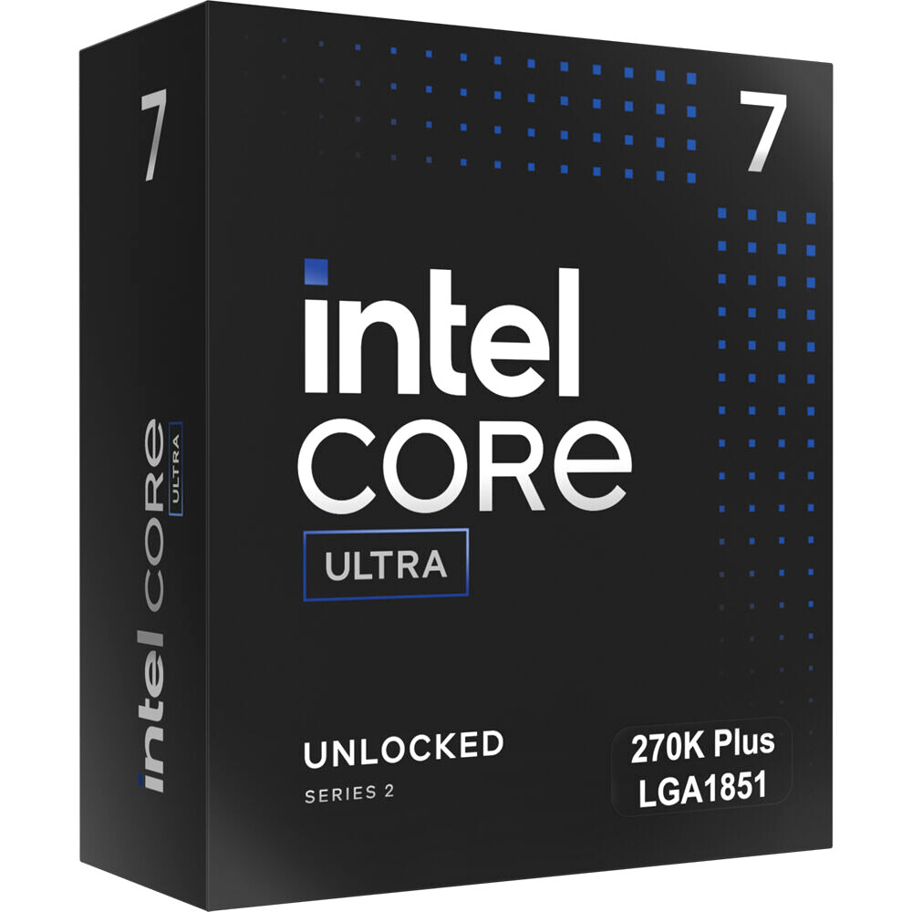 Processeur Intel Core Ultra 7 270K Plus BOX (without cooler) - BX80768270K